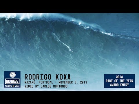 Rodrigo Koxa at Nazaré 1 - 2018 Ride of the Year Award Entry - WSL Big Wave Awards