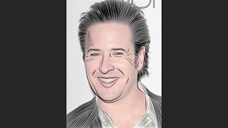 Fast Forward - How To Draw Rob Morrow In Illustrator - Line Art