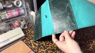 Custom B6 Trifold covers from Jenikas Journals and Cristina’s Leather reviews