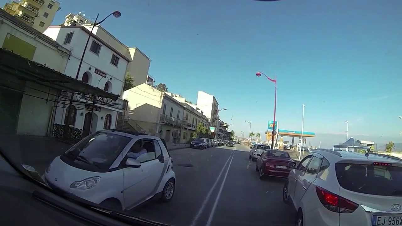 Ambulanza Croce Verde Pattese(camera on board). Dall' UTIC di Patti all'UTIC del Papardo