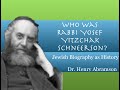 Who Was Rabbi Yosef Yitzchak Schneerson? Jewish Biography as History