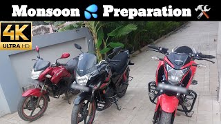 Monsoon 💦 Preparation 🛠️                             #Hunk #Karizma #Hornet