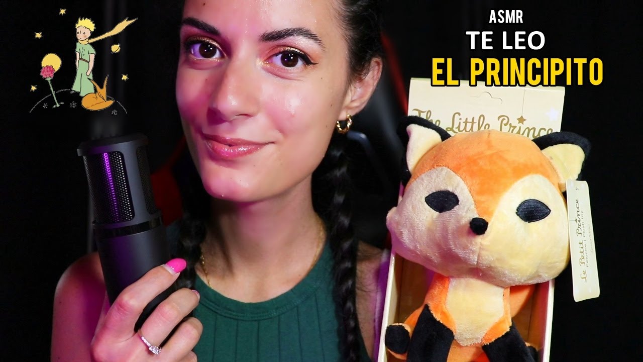 ASMR Te leo EL PRINCIPITO 🦊🌹 (mi parte fav♥) soft spoken| ASMR en Español
