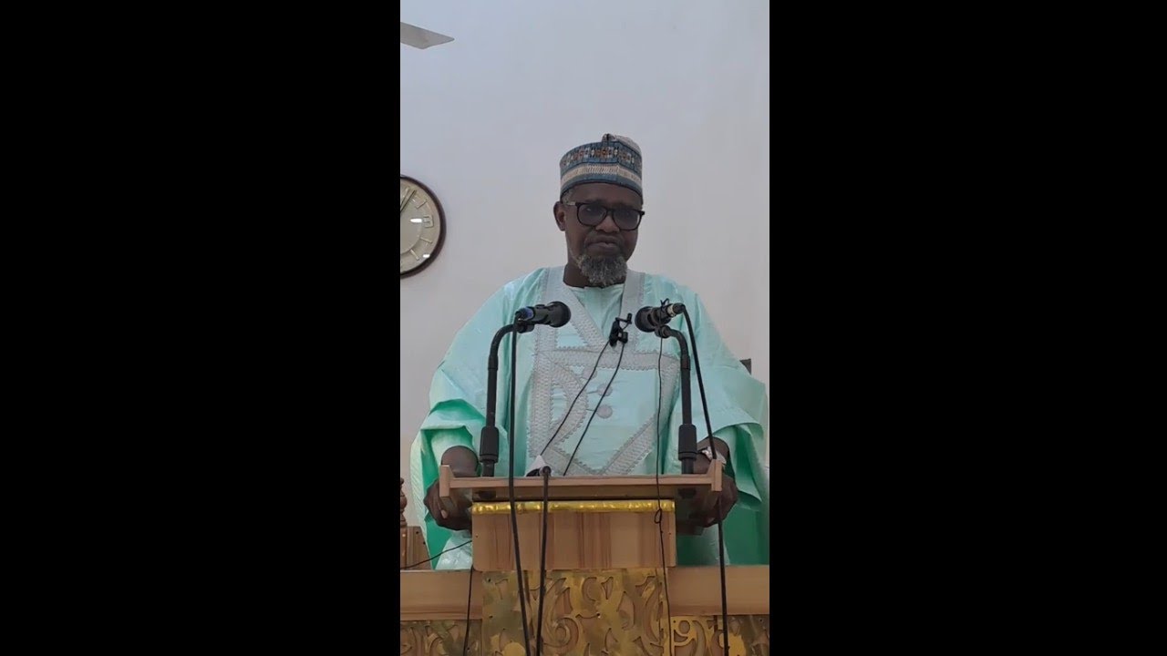 Huɗubar Juma'a tare da Dr Sani Umar R/Lemo - YouTube