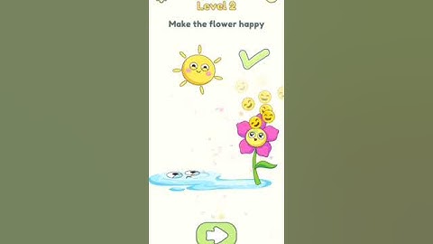 Make the flower happy । dop 2 level 1(Delete one part) #shortvideo  #short #shorts