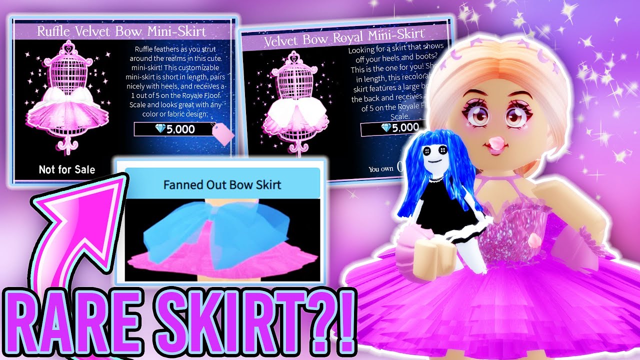 The RAREST Skirt in Royale High! People Trade HALOS For THIS! 🏰 Royale ...