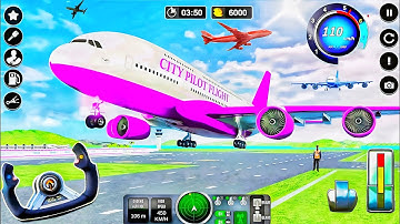 Flight Airplane City Pilot Simulator - Plane Boeing Emergency Landing - Android Gameplay