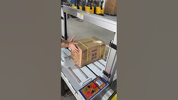 Automatic strapping machine, immersion packaging, is tight fully automatic strapping machine.