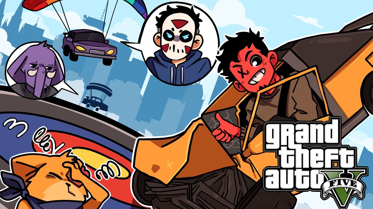 CAR DARTS IS BACK! | GTA 5 Online (w/ H2O Delirious, Squirrel, & Rilla