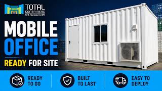 Inside Our Ready-to-Go Mobile Site Office | TOTAL Containers