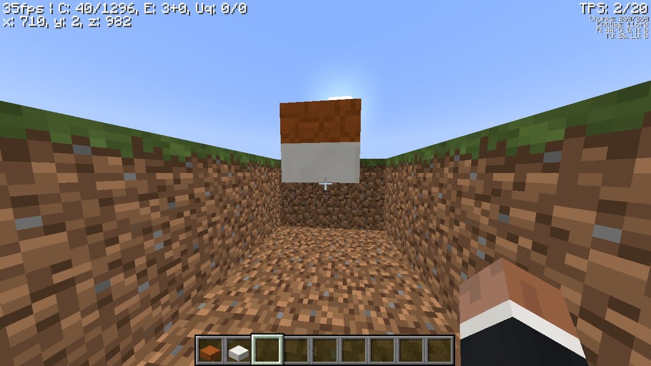 How to stack 2 slabs in vanilla Minecraft (No Mods) - YouTube