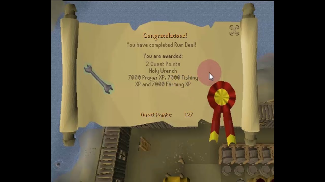 Old School Runescape 2020 Rum Deal quest guide YouTube