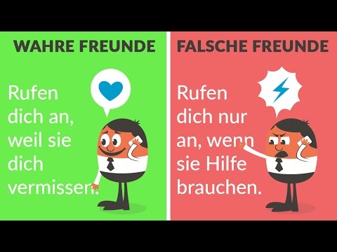 Video: So Erkennen Sie, Ob Sie Echte Freunde Haben