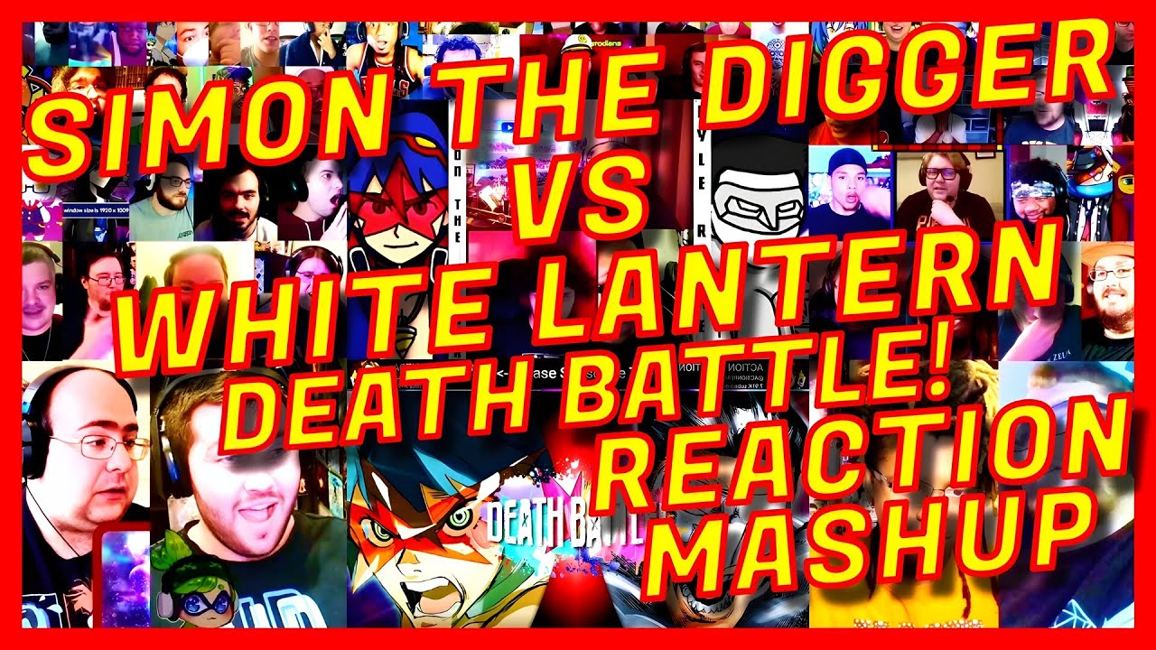 SIMON THE DIGGER VS KYLE RAYNER: DEATH BATTLE! - REACTION MASHUP - GURREN LAGANN VS WHITE LANTERN AR