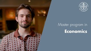 Master program in Economics