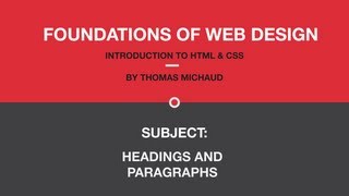 Ch02 - 01: HTML: Headings and Paragraph Elements Profile