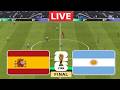 Argentina vs Spain LIVE | FIFA World Cup 2026 | Full Match Streaming | FC 26 Gameplay Simulation