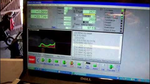 Adept CIM Centre CNC Lathe using Mach3 Turn Finishing Cut