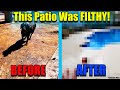 Total backyard transformation patio cleanup  makeover  saturday vlog