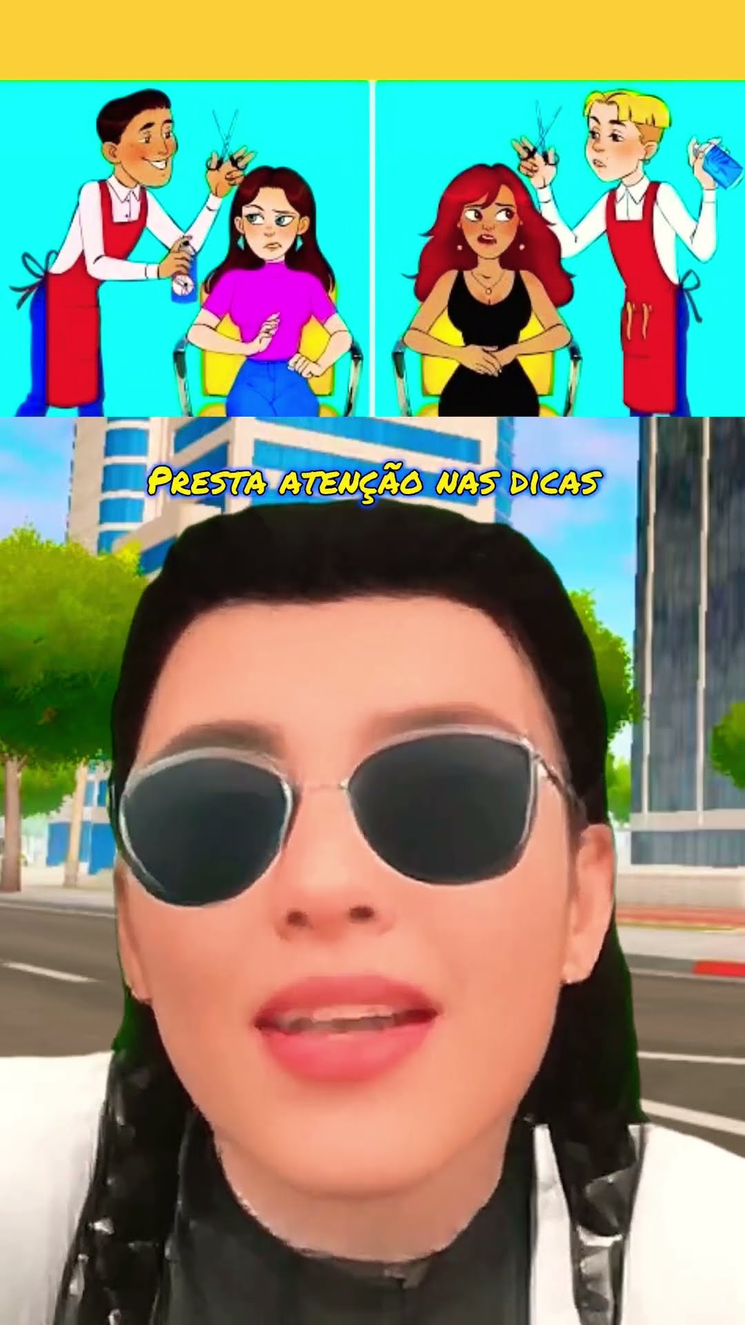 Quem é o falso cabeleireiro? ? jg: flex city #shorts #shortsgaming #flexcity #flexcityaovivo