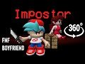 If FNF BOYFRIEND was the Impostor 🚀 Among Us Minecraft 360°