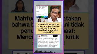 Mahfud Md Band Sukatani Tak Perlu Minta Maaf Ciptakan Lagu Kritik Adalah Ham shorts