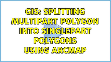 GIS: Splitting multipart polygon into singlepart polygons using ArcMap (3 Solutions!!)