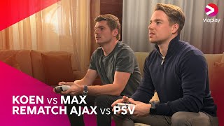 Wint VERSTAPPEN echt ALTIJD? 😱 Koen vs Max | Ajax - PSV | FC24