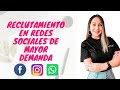 TALLER DE RECLUTAMIENTO EN REDES SOCIALES