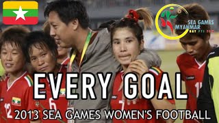 EVERY GOAL: Myanmar Women's Football 2013 SEA Games