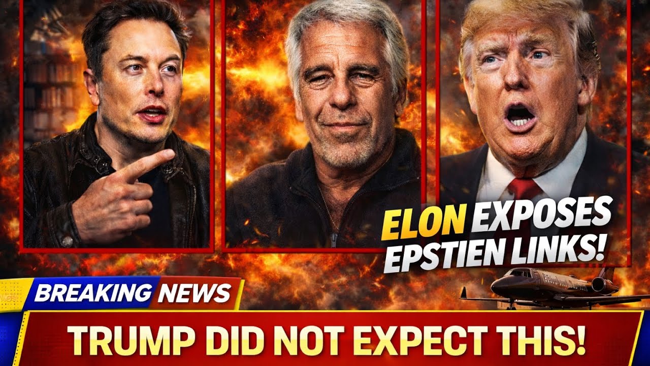 JUST NOW: Elon Musk exposes Epstien link as Trump’s unravels. Political Bombshell
