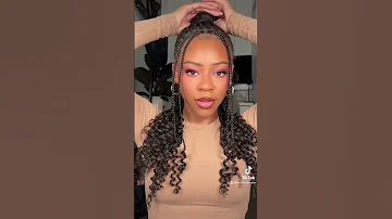 3 Way To Style Knotless Braids 