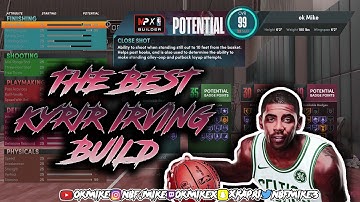 BEST Kyrie Irving Build 2k22!!! Best ISO Point Guard Build in NBA 2k22 NEXTGEN!!