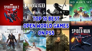 Top 10 Best Open World Games On PS5 | 2024