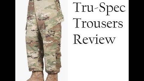 (Part 2): Tru-Spec Mens, Tactical Response Uniform Pant (review)
