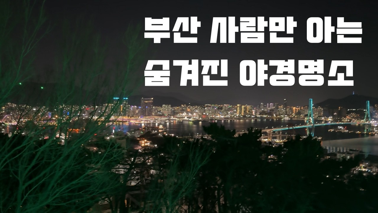 부산 여행 마무리, 야경 명소 소개|영도배수지전망대|