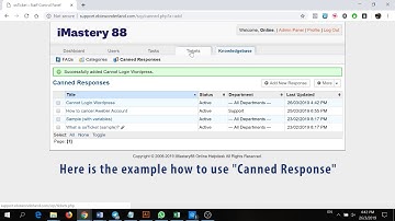 how to add new canned responses (Helpdesk system)