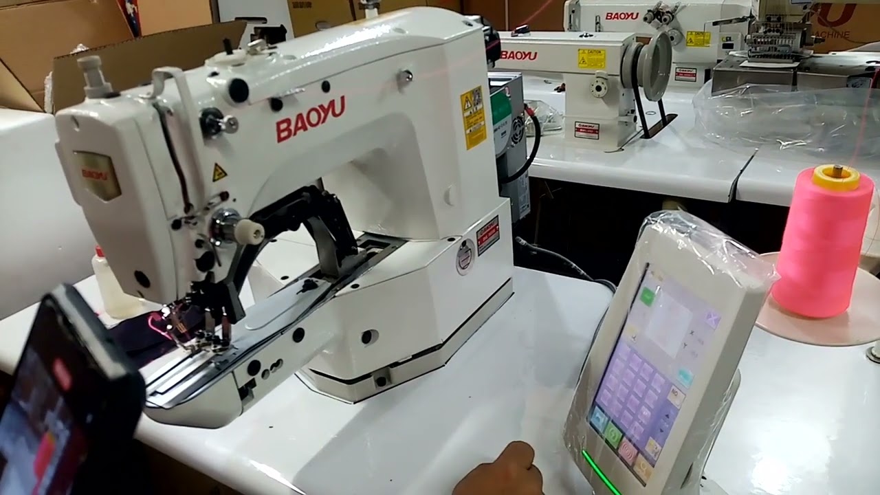 atracadora tricotera BAOYU para elástico ( bóxer).