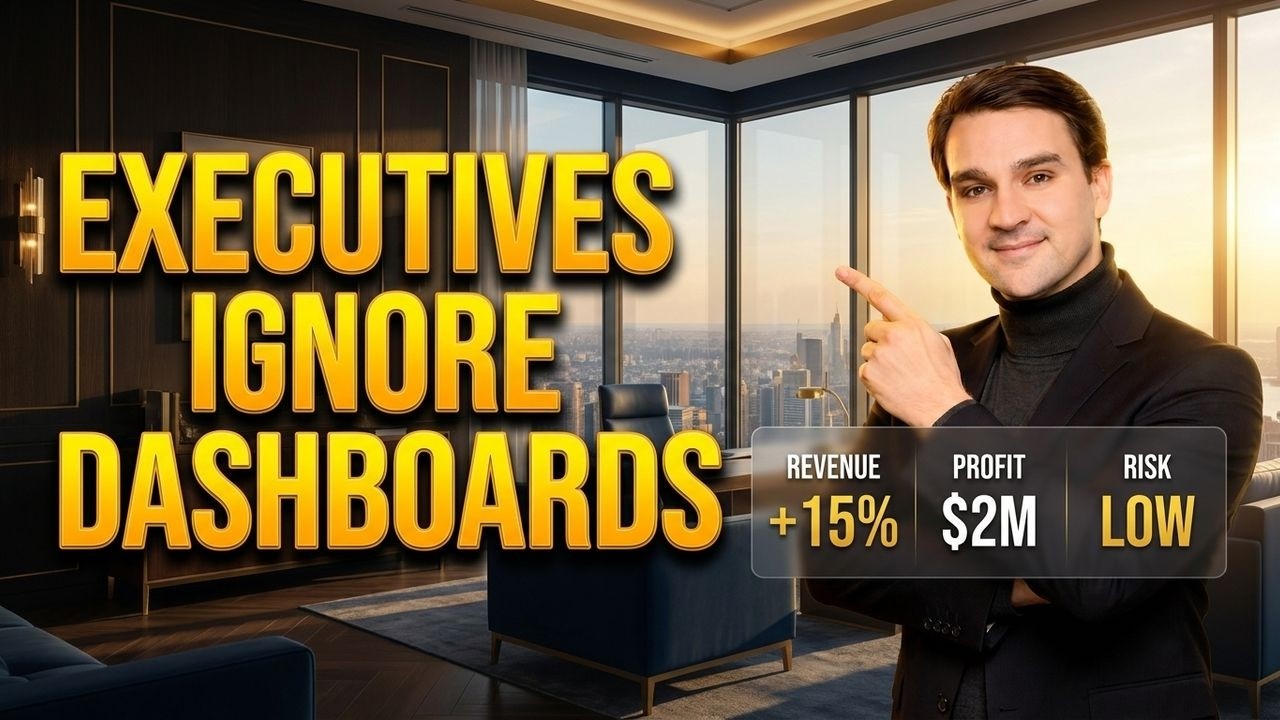 Why Executives Ignore Your Dashboards (And What They Want Instead)