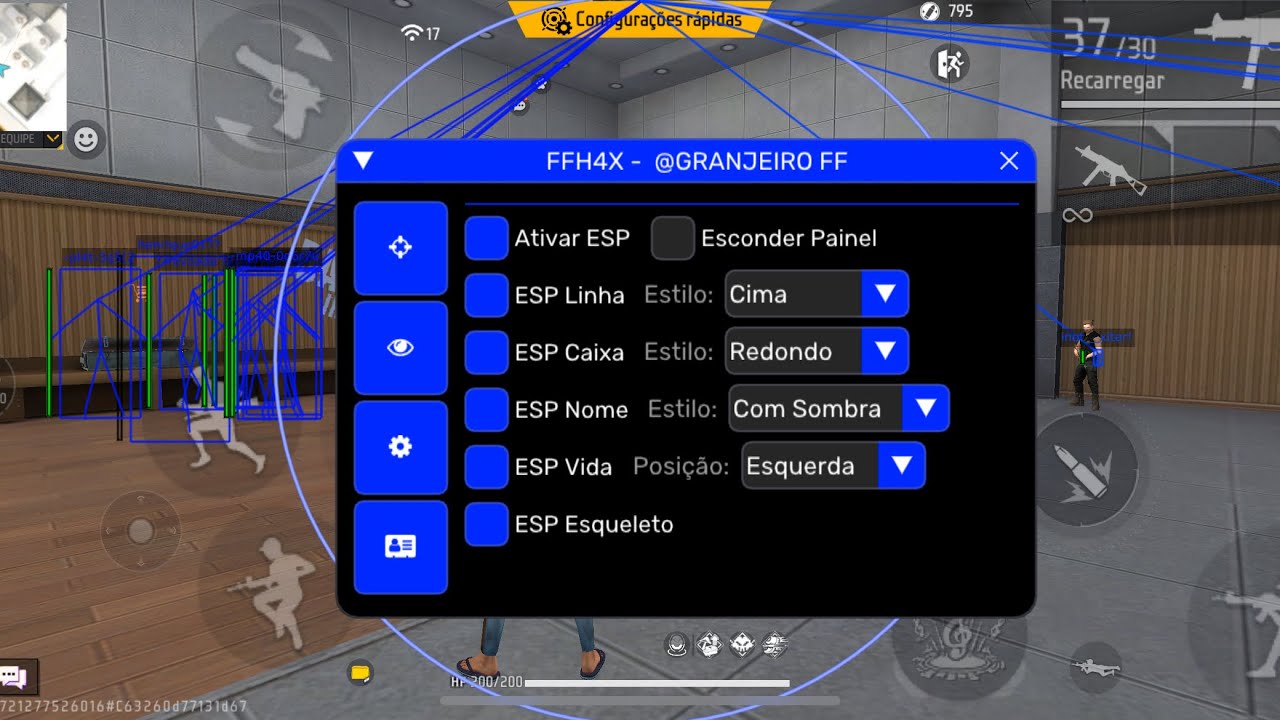 🌊NOVO PAINEL MOD MENU GRANJEIRO FFH4X FF HEADTRICK XIT GRATIS ANDROID ANT BAN IOS LINK MEDIAFIRE !!