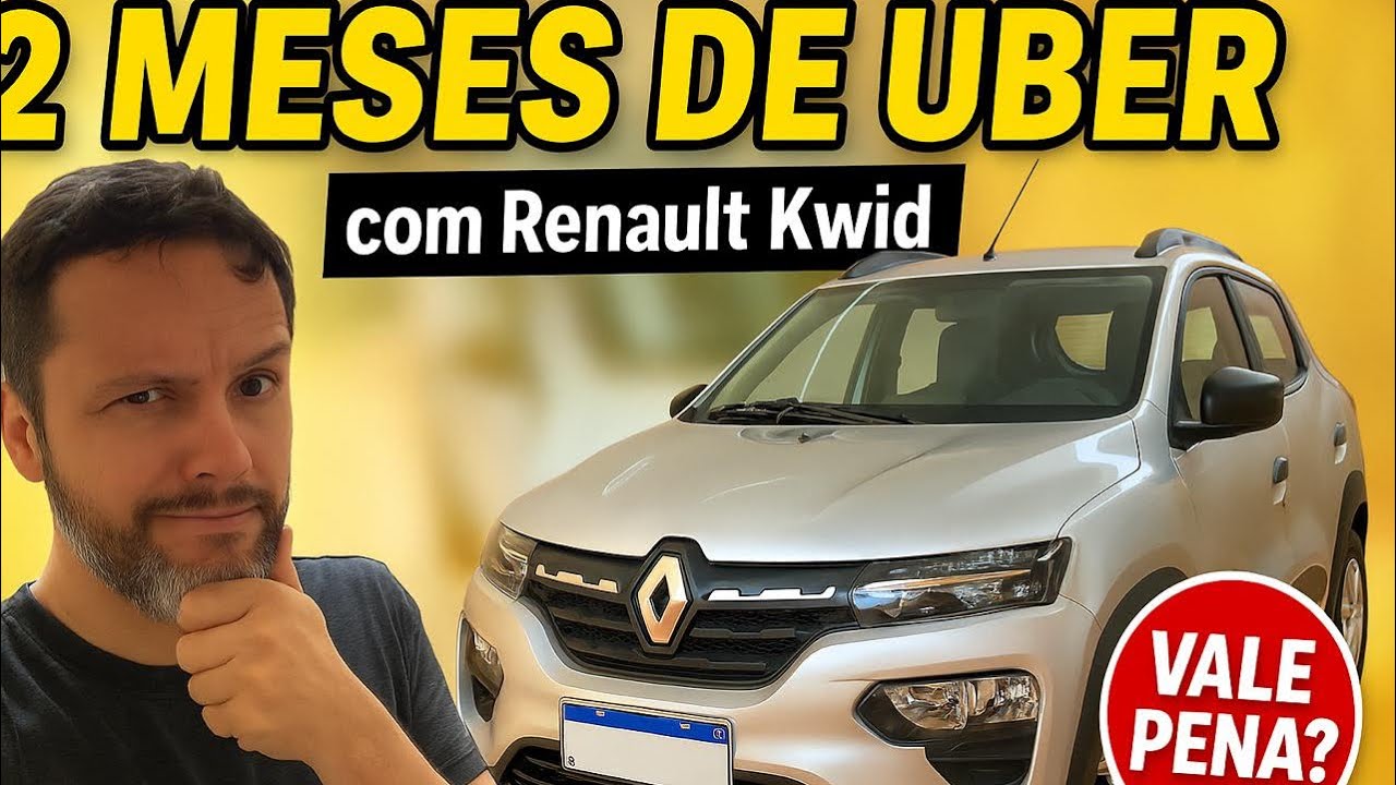 🚗 Renault Kwid para Uber: Minha Experiência REAL após 2 meses rodando! Vale a pena?