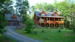 Own a Log Home on a Vineyard Estate in Murphy NC