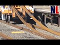 Amazing Railway Track Mounting Process With Modern Machines And Skillful Workers