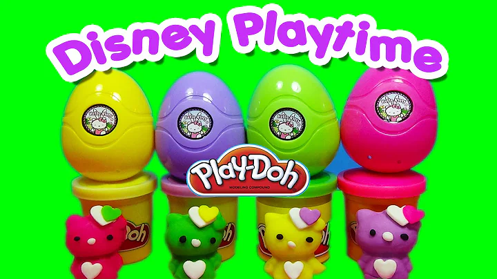 Hello Kitty Dough Egg Baskets HelloKitty molds Play Doh Playdough