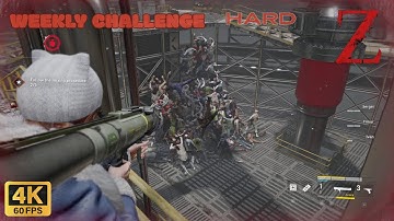 World War Z Hard Weekly Challenge Mined Corpses 4K 60FPS Ultra Graphics