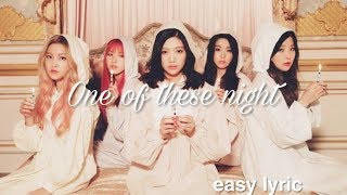 Download Lagu One of these night - red velvet [easy lyric] by. Stobwelly