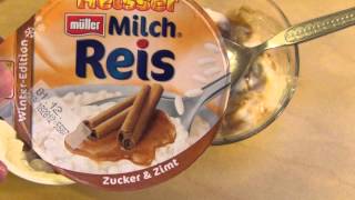 Heisser Müller Milch Reis Zucker Und Zimt