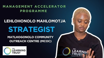 Lehlohonolo Mahlomotja - Management Accelerator Programme