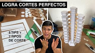 ¿Cómo hacer cortes finos / prolijos en maquetas? | ARQUITECTURA