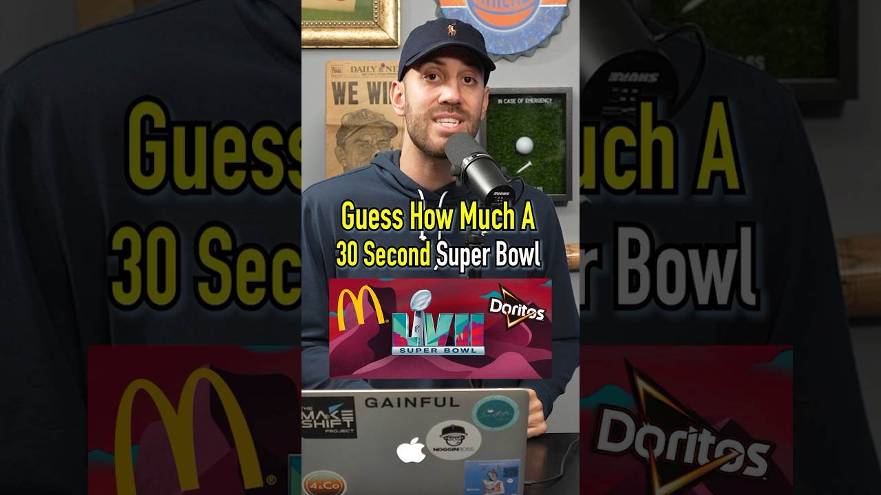 GUESS How Much A SUPER BOWL Commercial Costs! How Did He Not Know This! 